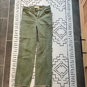Khaki Women's Straight Leg Jeans